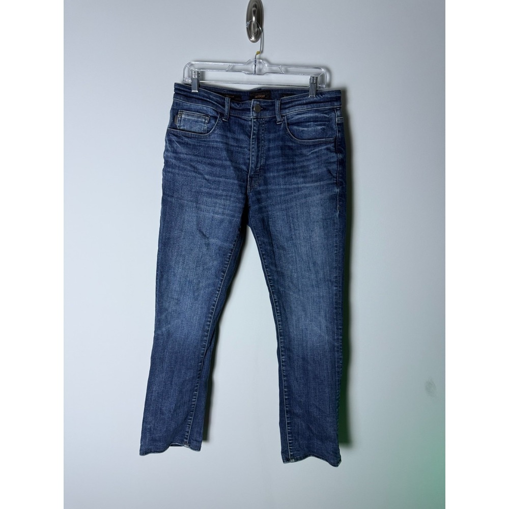 Outpost‎ Makers Slim Straight Jeans Men's 33x32 Blue Denim Solid Casual